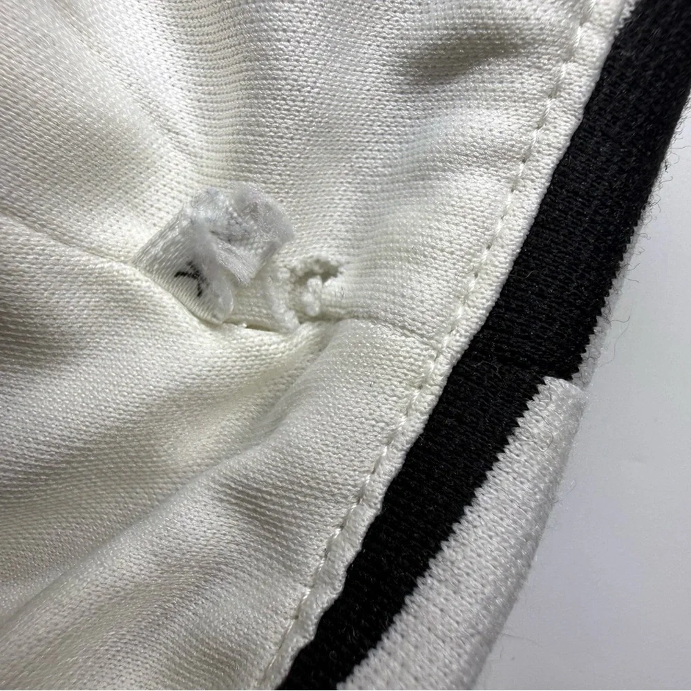 Ivanka Trump Black and White Striped Sleeveless Dress - Picture 4 of 4